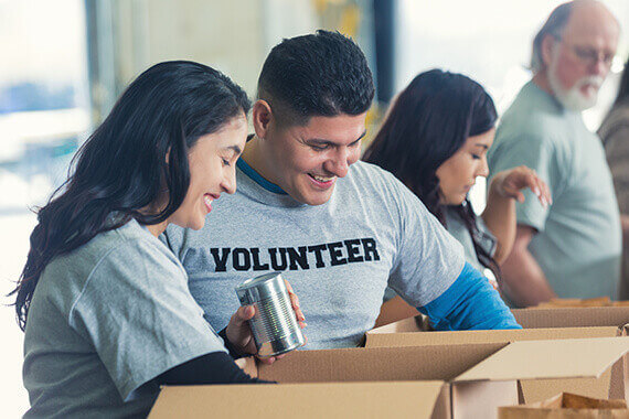 Volunteer work community bank